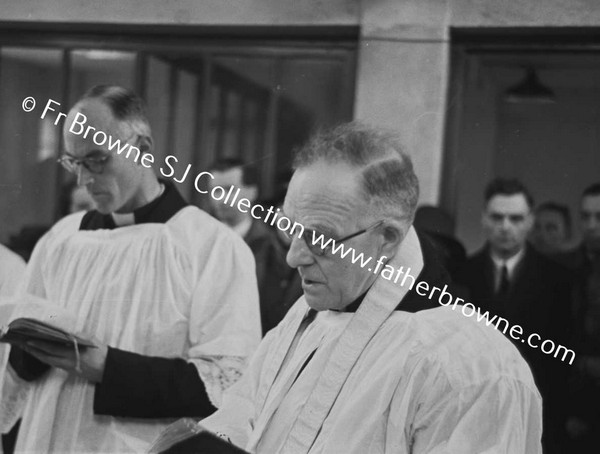 MOUNTMELLICK PRODUCTS LTD:V.REV FR.BURBAGE P.P.V.F.& REV.C.O'CONNOR DON.S.J. BLESSING THE FACTORY